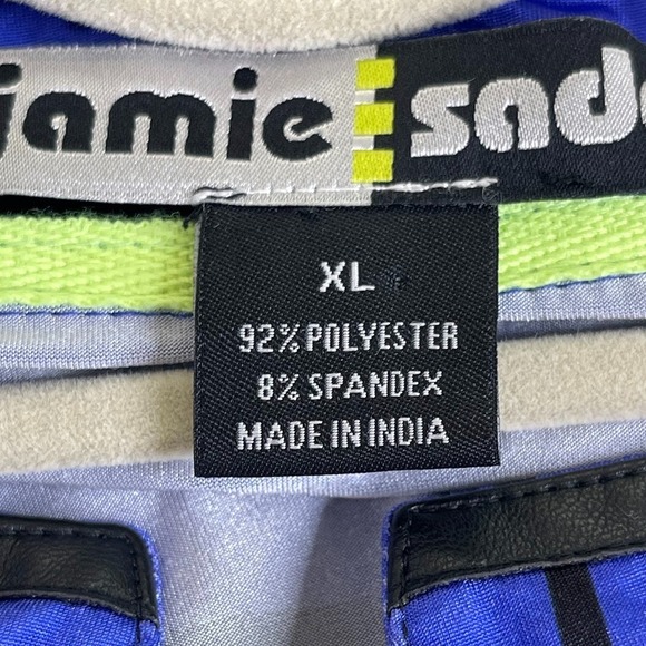 Jamie Sadock Womens Golf Athleisure 1/4 Zip Pullover Polo Shirt Striped Size XL‎ - Picture 8 of 9